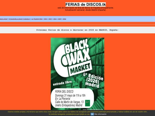 feriasdediscos/feriasdediscosmadrid screenshot