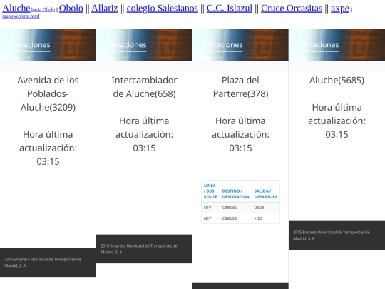 miswebs/autobusesEMT-aluche screenshot