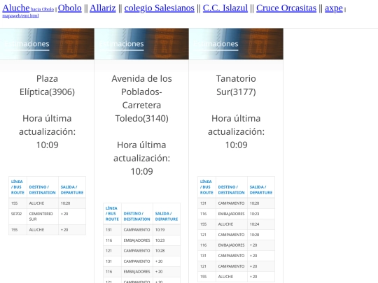 miswebs/autobusesEMT-cruceorcasitas screenshot