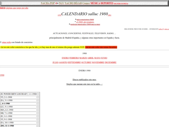 salluc/calendario1980 screenshot