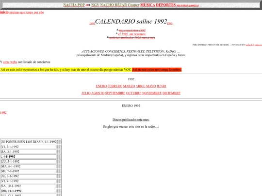 salluc/calendario1992 screenshot