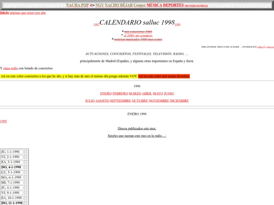 salluc/calendario1998 screenshot