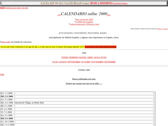 salluc/calendario2000 screenshot