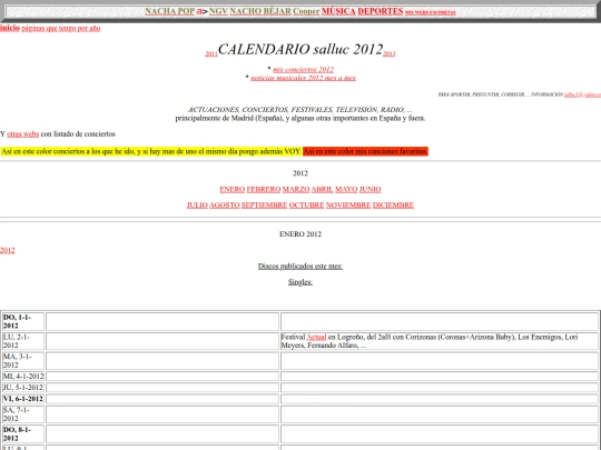 salluc/calendario2012 screenshot