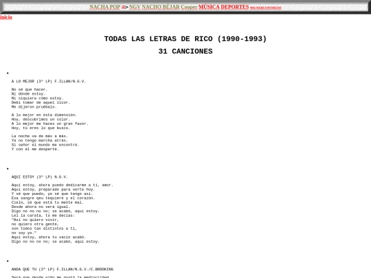 salluc/letrasrico screenshot