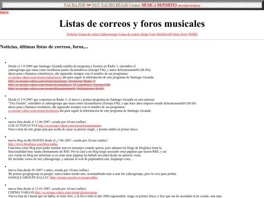 salluc/listasyforos screenshot