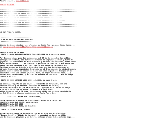 salluc/loquetengoNP screenshot