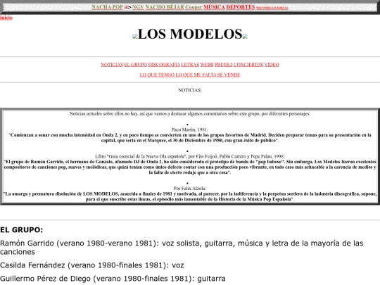 salluc/losmodelos screenshot