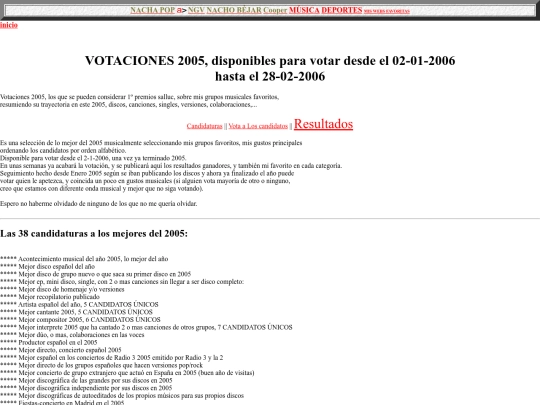salluc/votaciones2005 screenshot