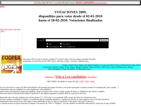 salluc/votaciones2009 screenshot