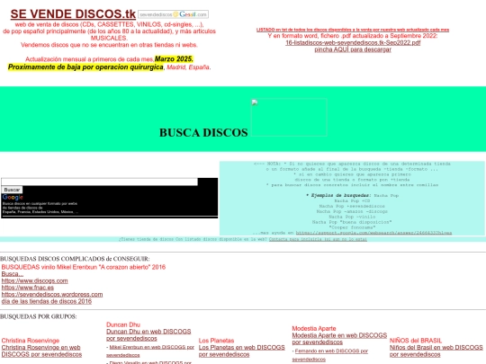 sevendediscos/buscadiscos screenshot