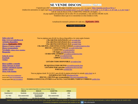 sevendediscos/portada screenshot