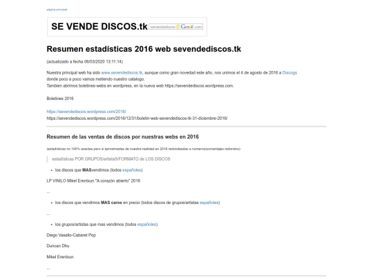 sevendediscos/resumenwebsevendediscos2016 screenshot