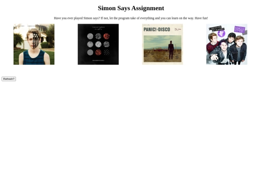 javascript/Simon screenshot