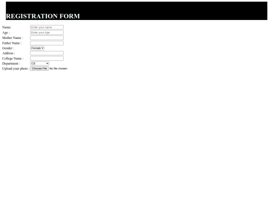 Forms screenshot