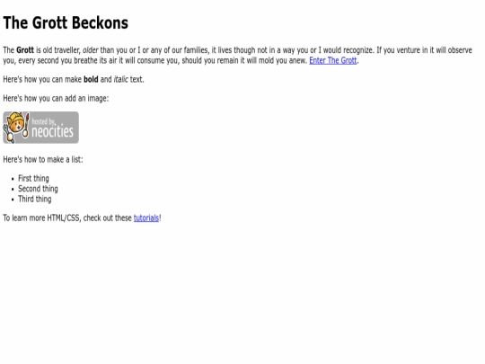 index screenshot