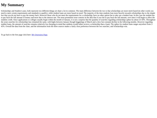 summary screenshot