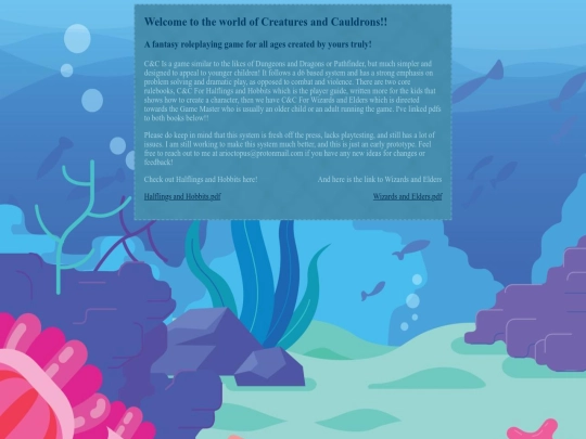 CreaturesAndCauldrons screenshot