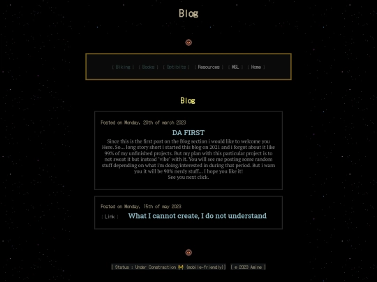 pages/blog screenshot