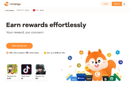 coinpayurewards screenshot