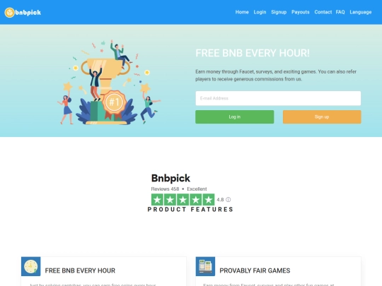 cryptofree/BNBfaucet screenshot