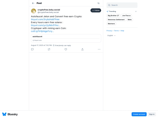 cryptofree/autofaucet screenshot