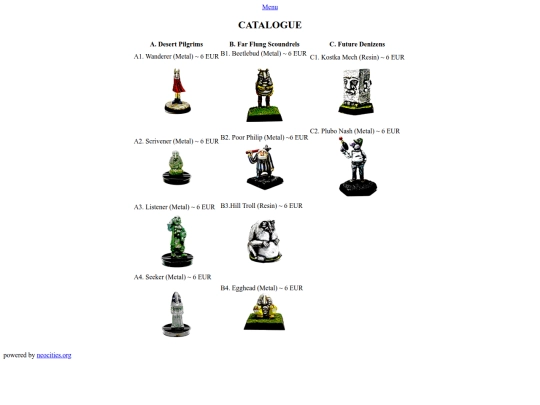 catalogue screenshot