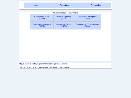 asignaturas screenshot