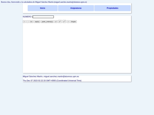 calculadora screenshot