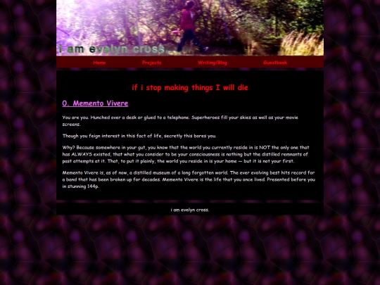projects screenshot