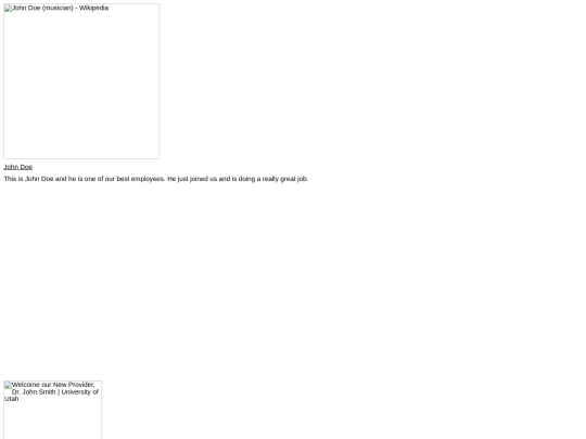 Staff Page Assignment screenshot
