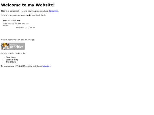index screenshot