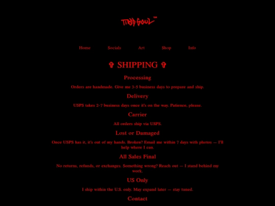 shipping_policy screenshot