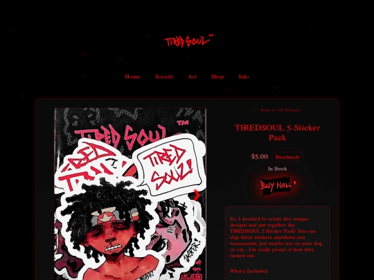 tiredsoul_5-sticker_pack screenshot