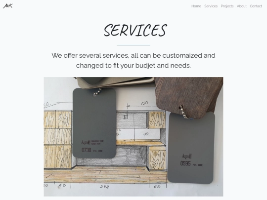 services screenshot