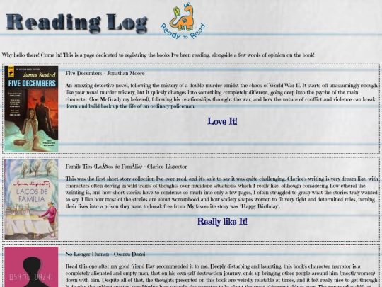 book-logs screenshot