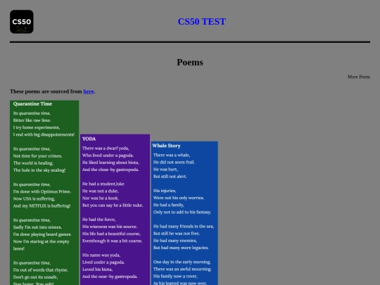poems screenshot