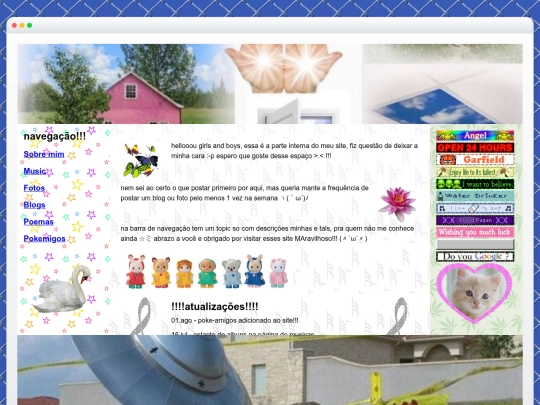 Blog screenshot