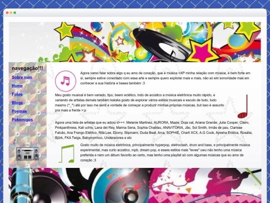 Music screenshot