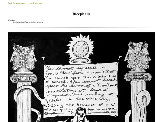 comics/bicephalic screenshot