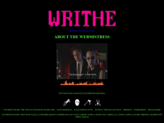 writhe screenshot