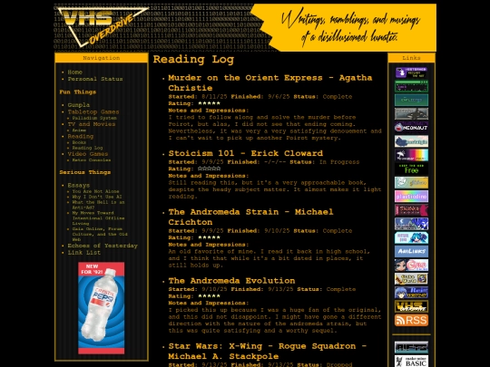 books/readinglog screenshot