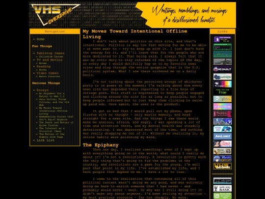 essays/offlineliving screenshot