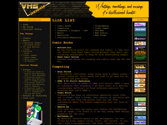 links screenshot