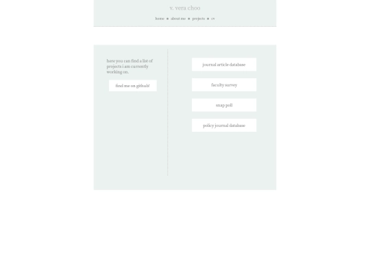 projects screenshot