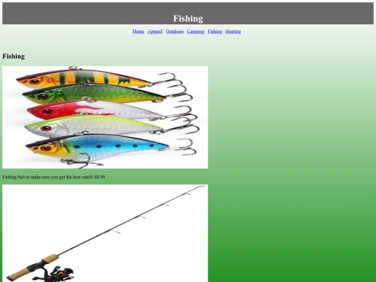 Fishing screenshot