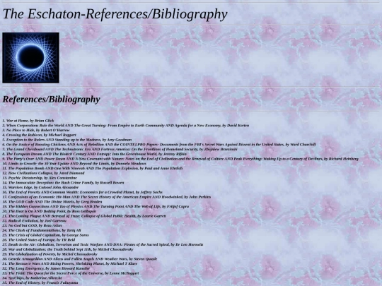 references screenshot