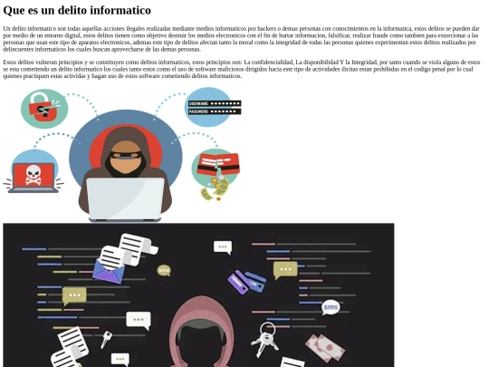 Delitos informaticos screenshot