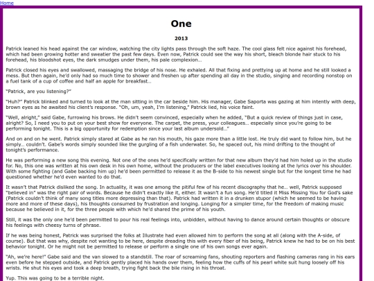 Fanfiction/001/Fic001chapter1 screenshot