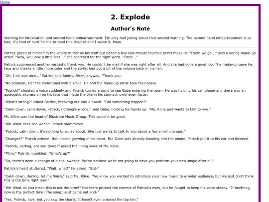 Fanfiction/001/Fic001chapter2 screenshot